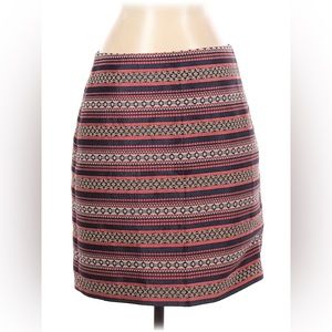 Ann Taylor LOFT Striped Print Skirt
